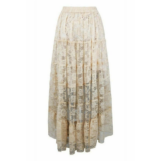 Ivory Lace Skirt image 1