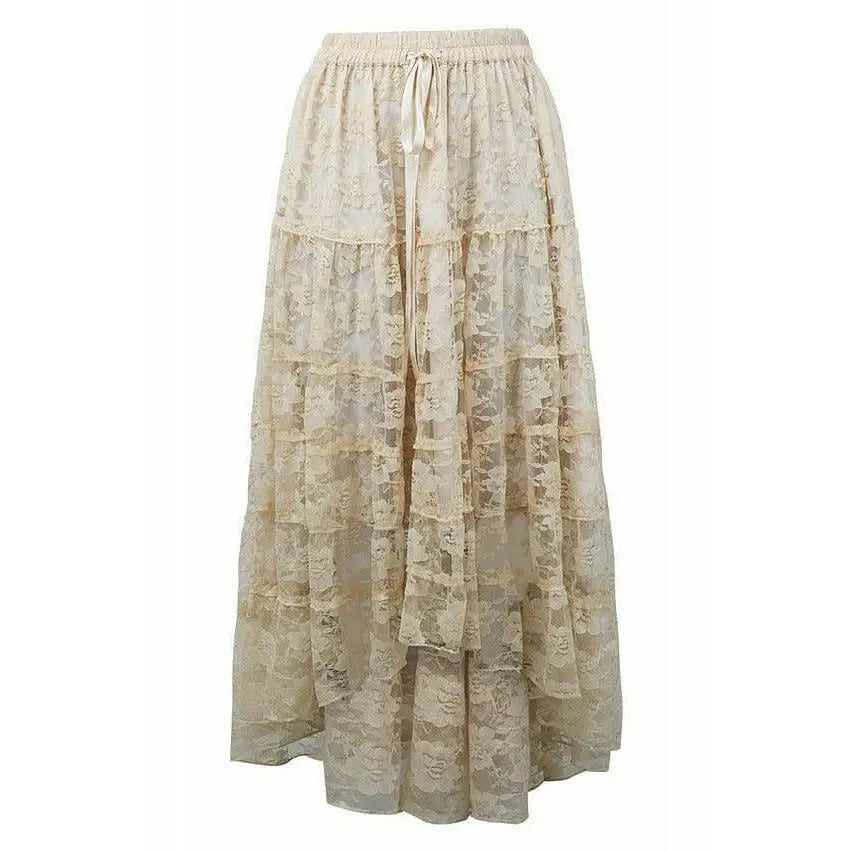 Ivory Lace Skirt image 0