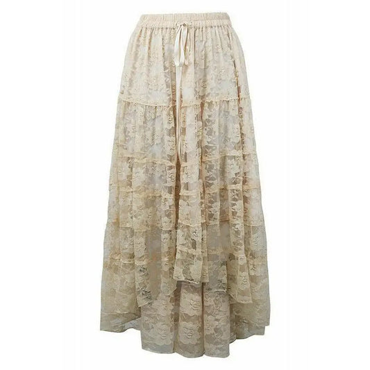 Ivory Lace Skirt image 0
