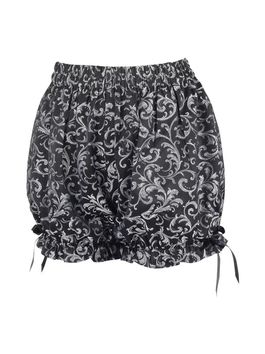 Silver & Black Brocade Bloomers